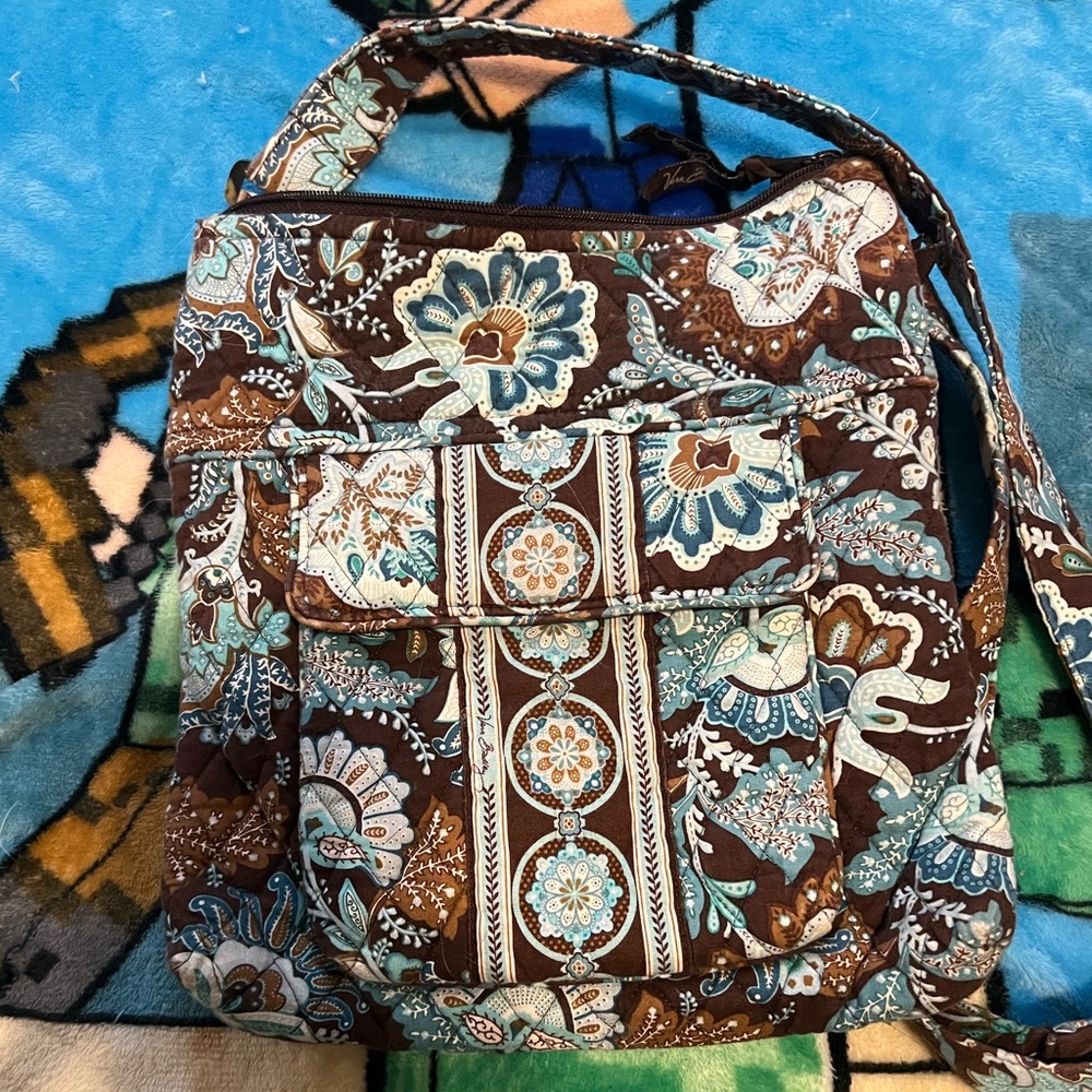 VINTAGE Y2K RETIRED BLUE PAISLEY VERA BRADLEY CROSSBODY